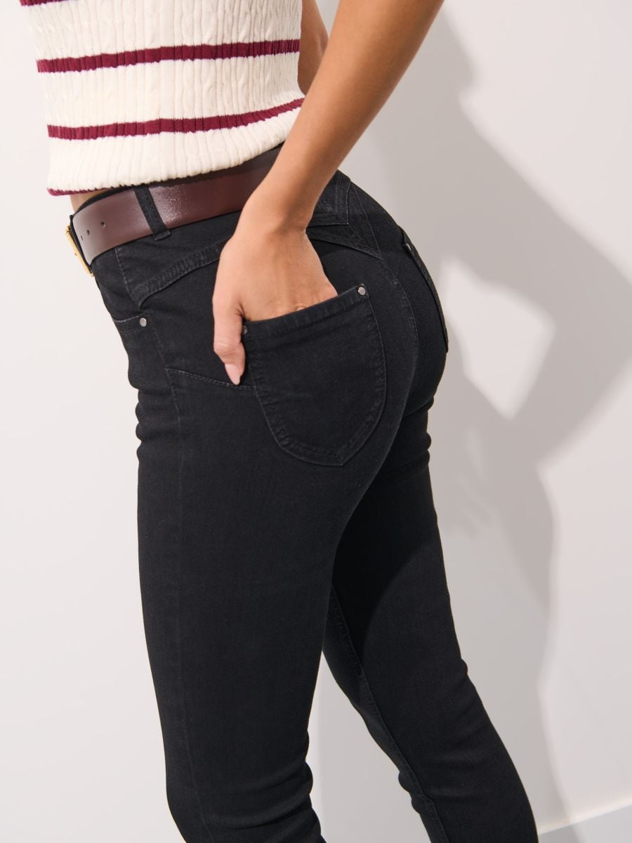 Jeansy skinny push up