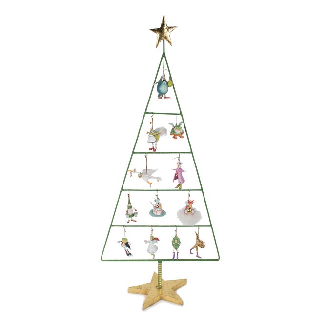 Patience Brewster 12 Days Mini Ornament Display Tree