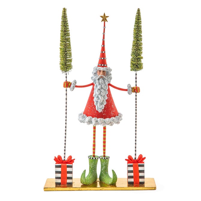 Patience Brewster Santa Gift Tree Figure