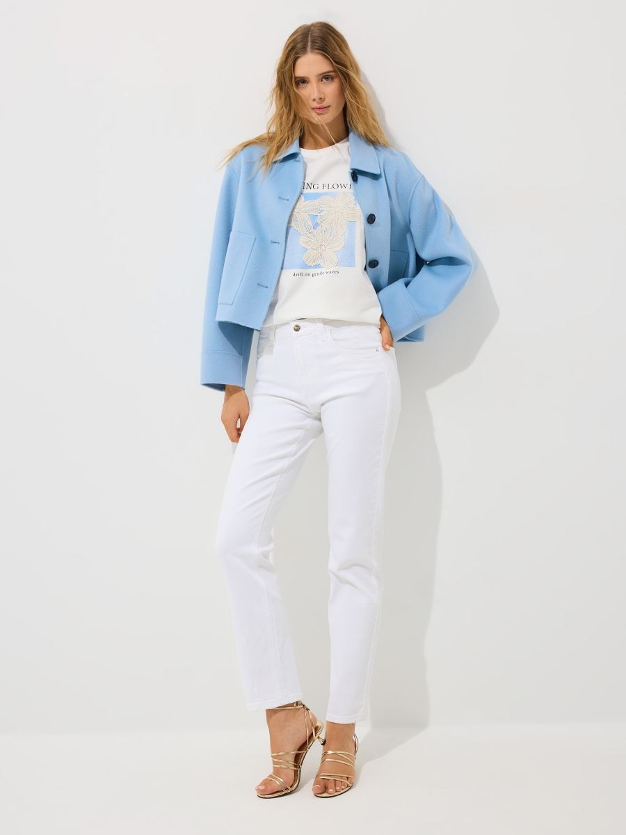 Bawełniany t-shirt z nadrukiem