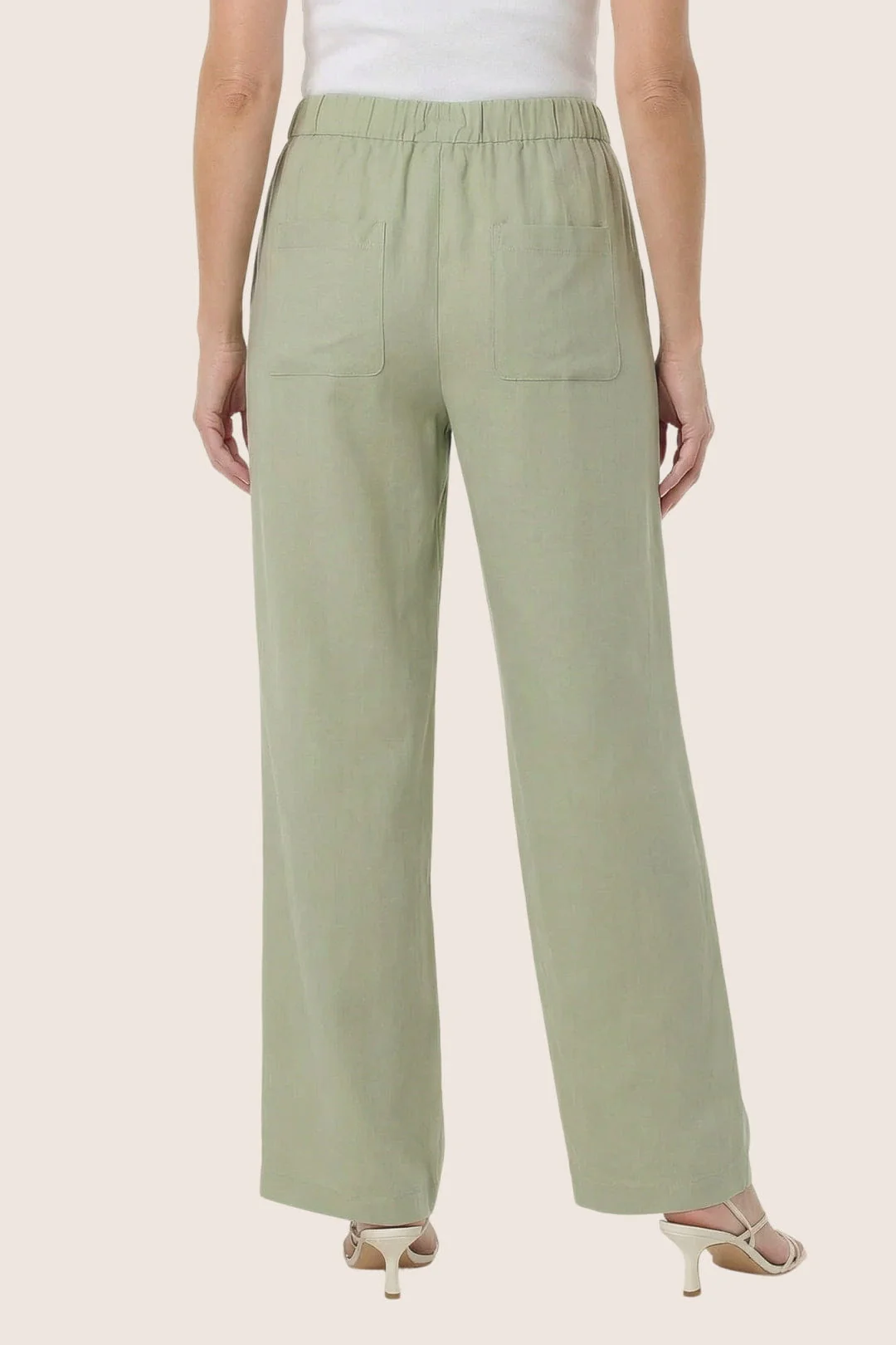 Damen Stoff Wide Fit-Hose