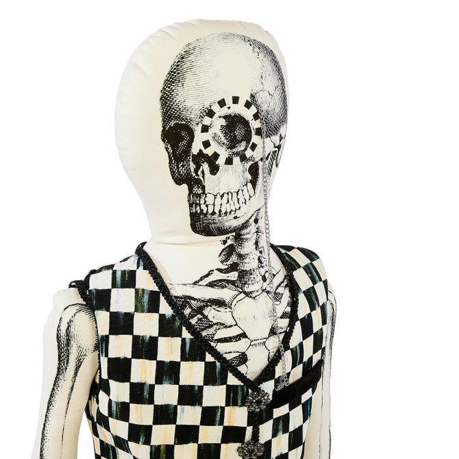 Mr. Bones Lifesize Poseable Fabric Skeleton
