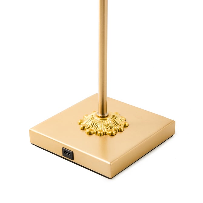 Royal Check LED Rechargeable Cafe Table Lamp