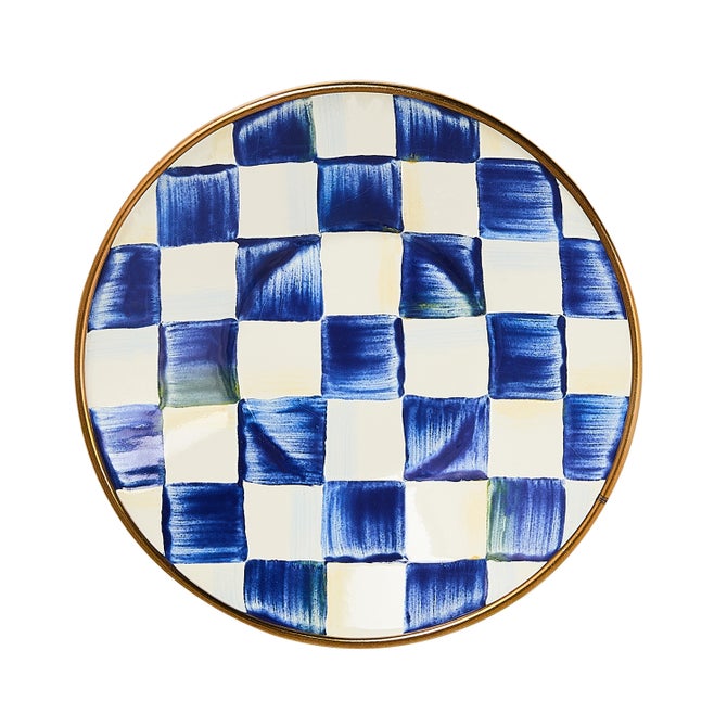 Royal Check Tea Glass Saucer