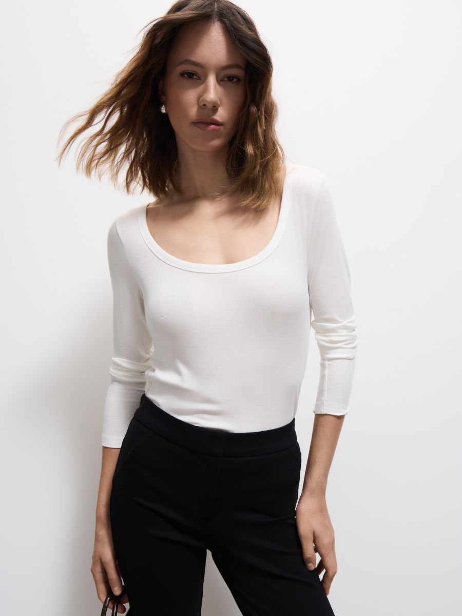 Longsleeve z wiskozą