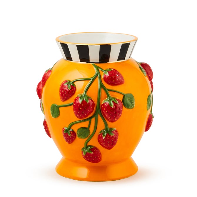 Tutti Frutti Strawberry Vase