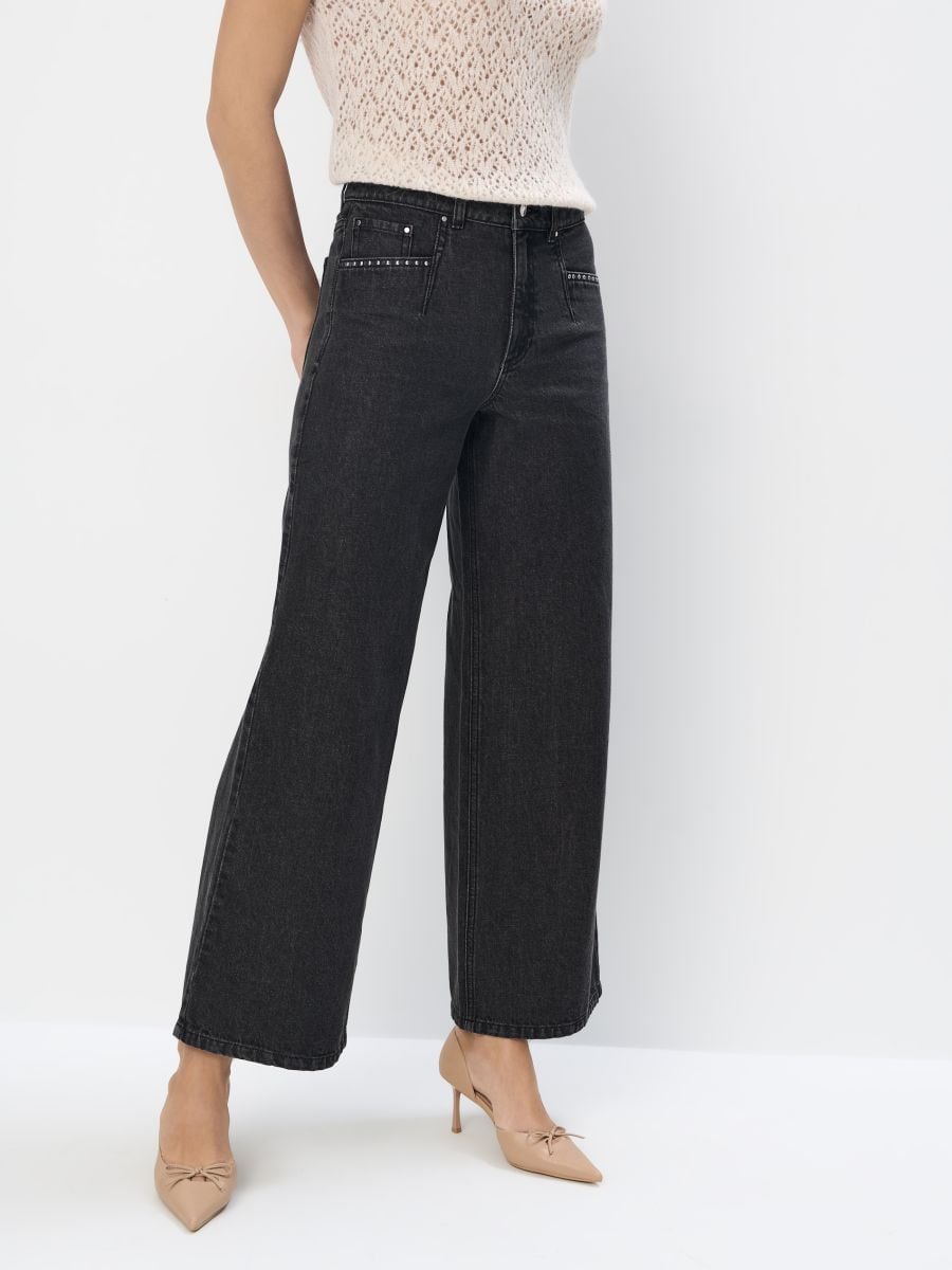 Jeansy wide leg