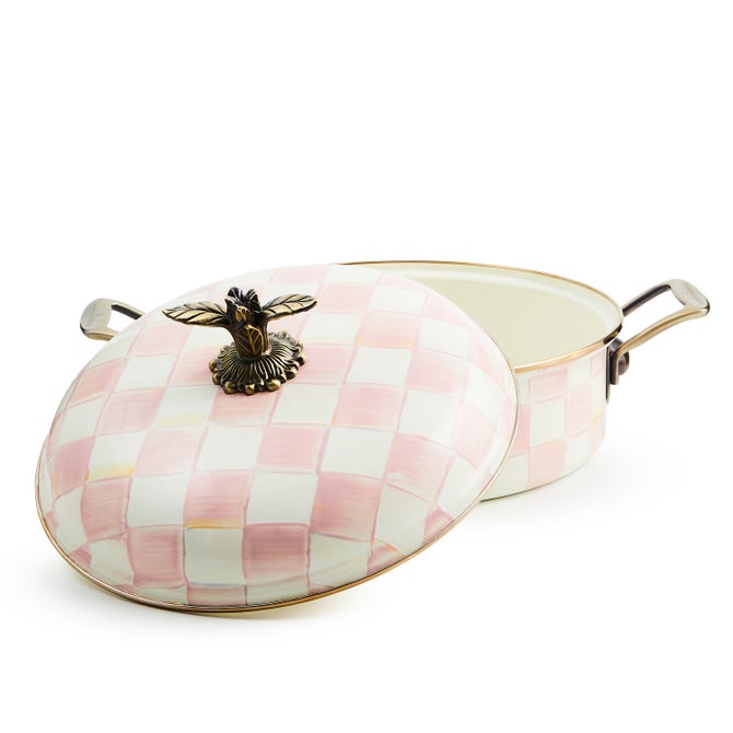 Rosy Check 5 Qt. Casserole