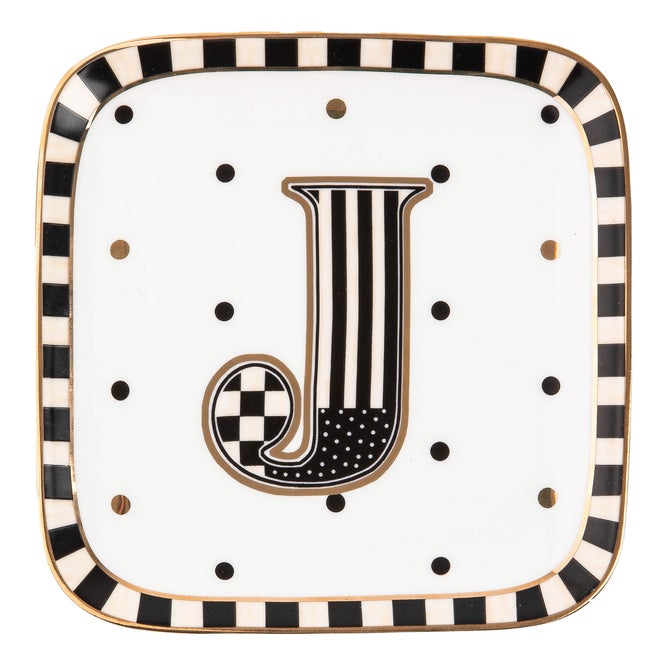 Monogram Dish - J