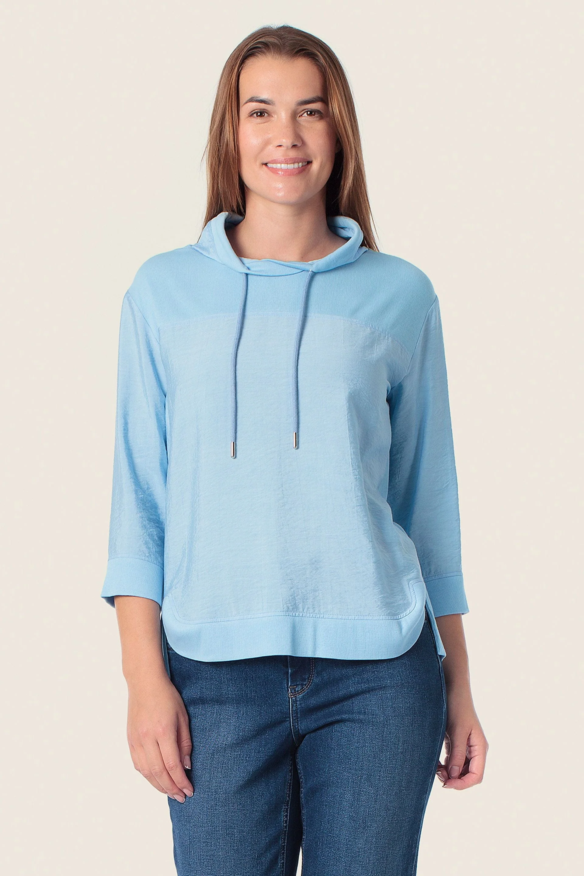 Kapuzenpullover 3/4 Arm