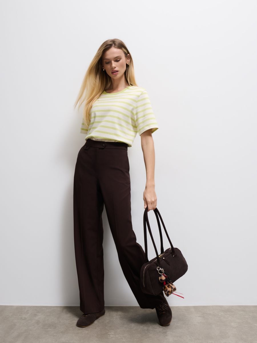 Bawełniany t-shirt w paski