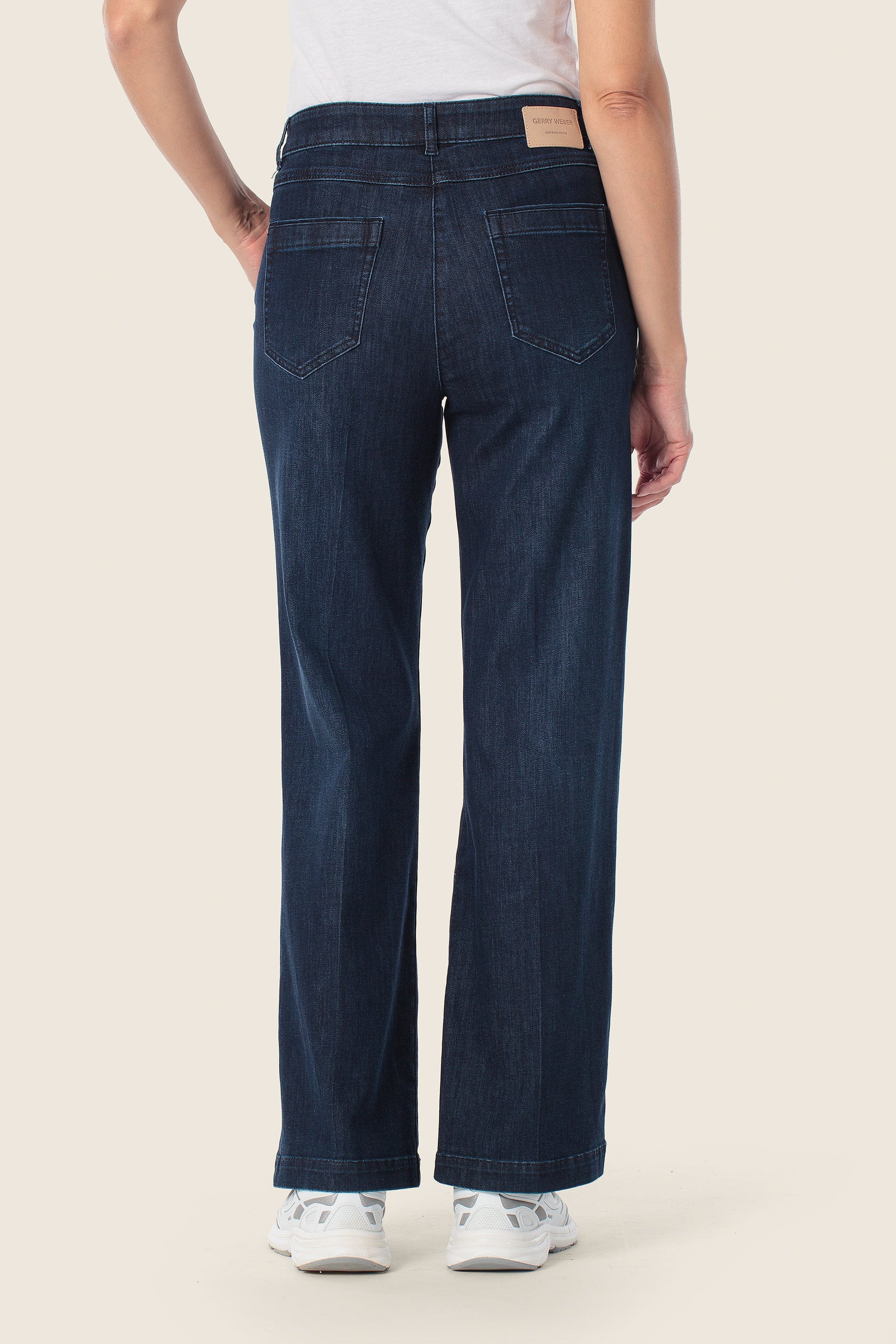 Wide Leg Jeans aus Baumwolle