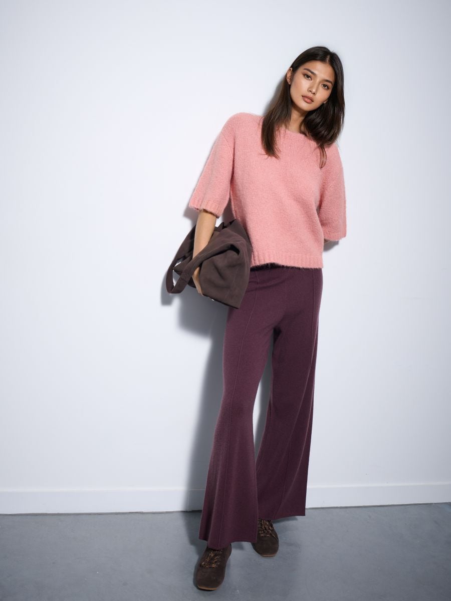 Sweter z dodatkiem wełny