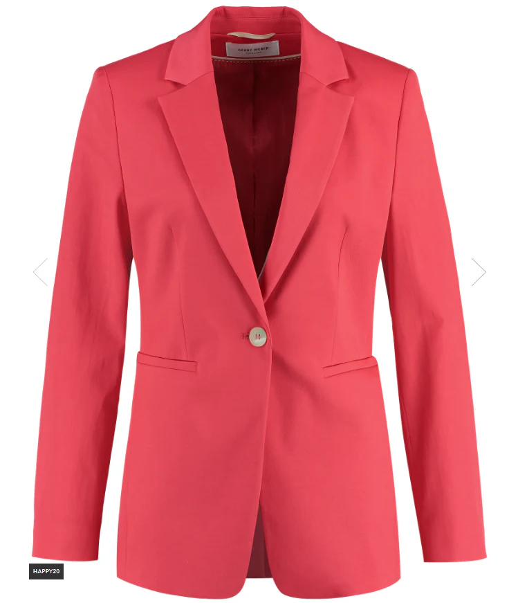 GERRY WEBERClassic Blazer with Stretch ComfortWatermelon