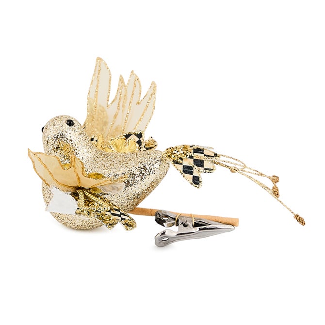 Courtly Noel Gold Bird Clip