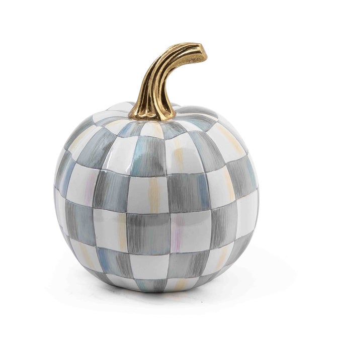 Sterling Check Mini Pumpkin