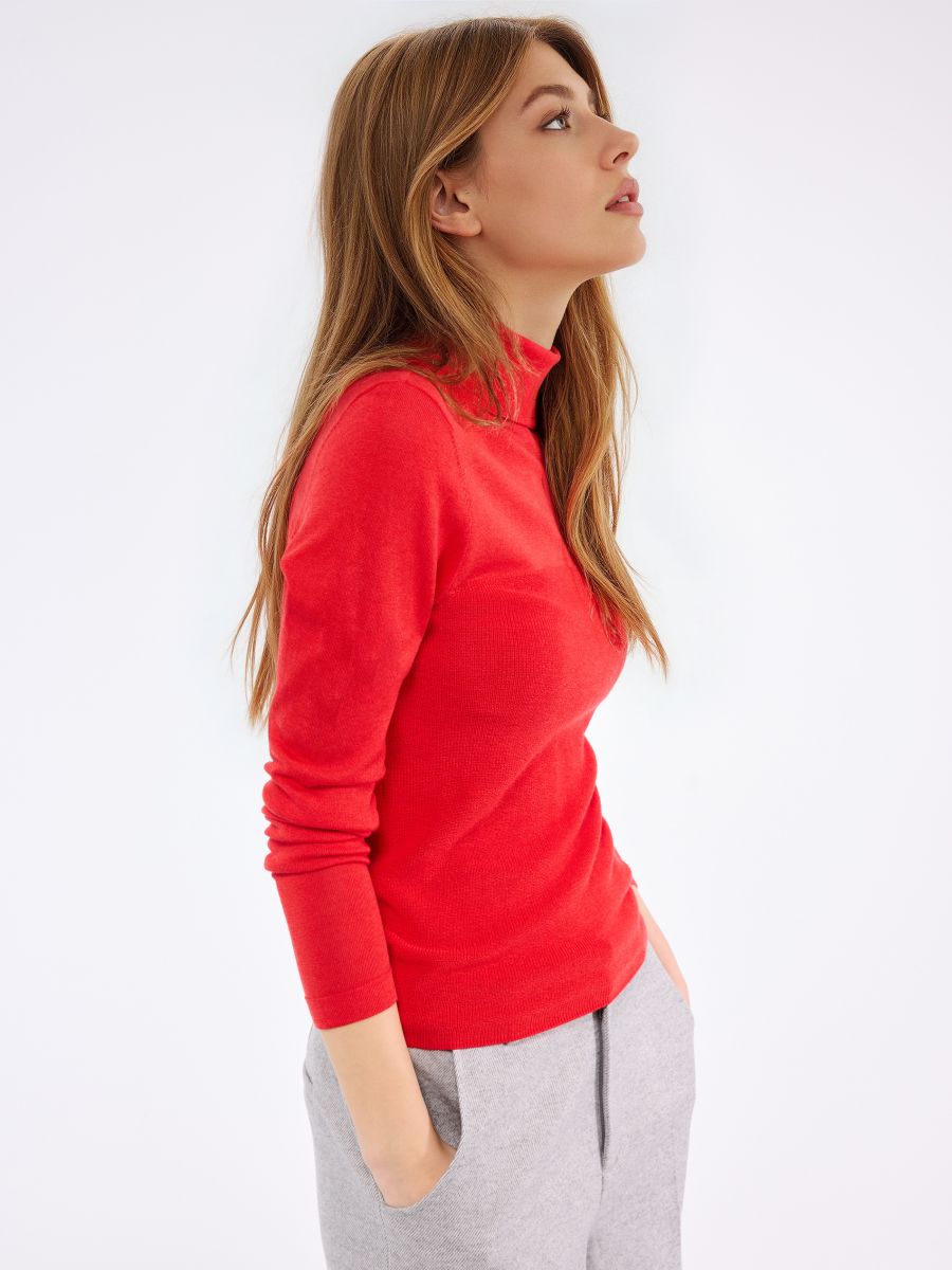 Golf z bawełny i lyocellu