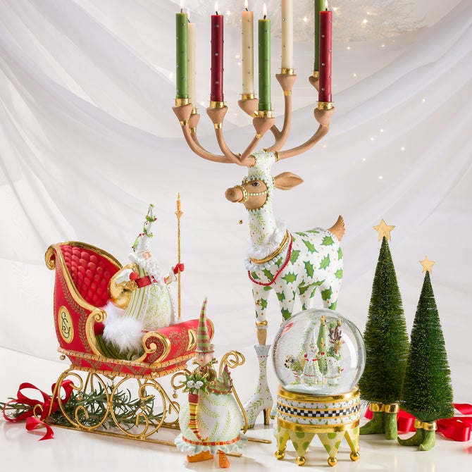 Patience Brewster Dash Away Sisal Elf Tree Figures