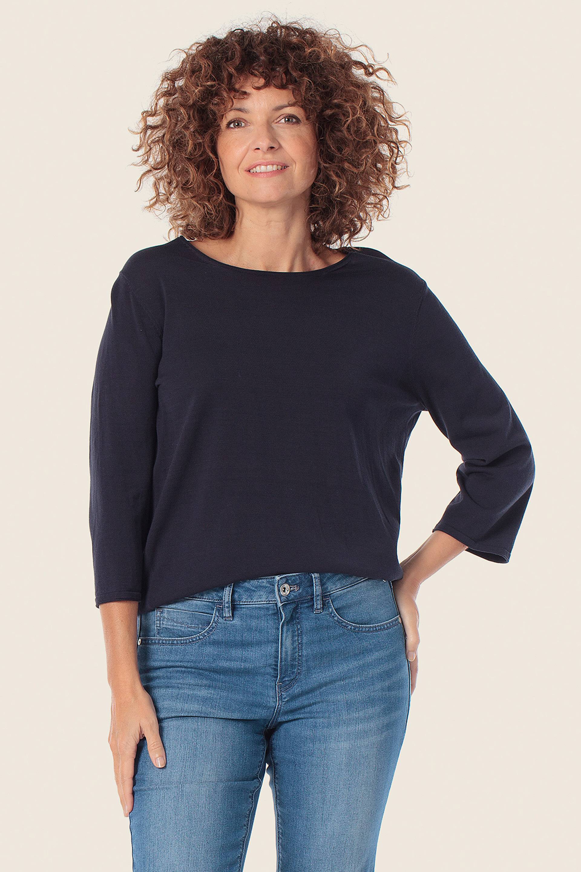 Lockerer Pullover aus Baumwolle