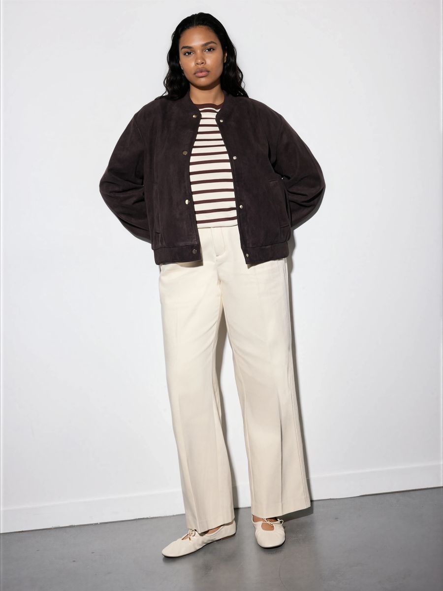 Bawełniany longsleeve w paski