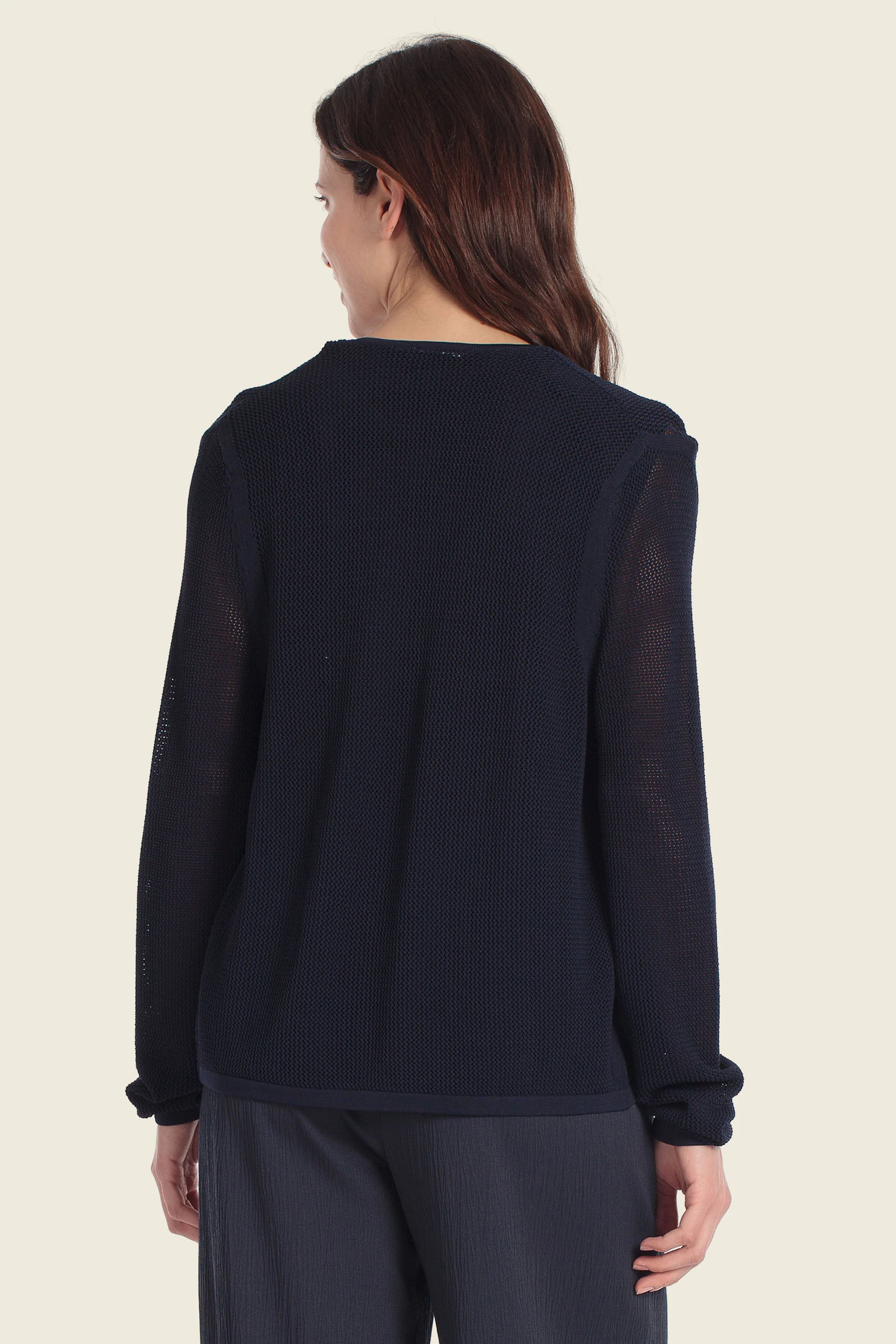 Leichte, offene Strickjacke