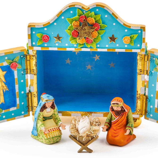 Patience Brewster Mini Nativity Retablo