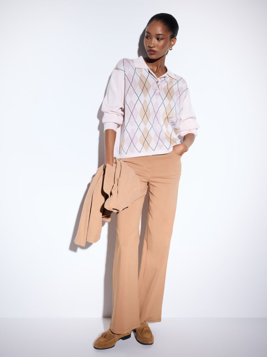 Spodnie flare petite