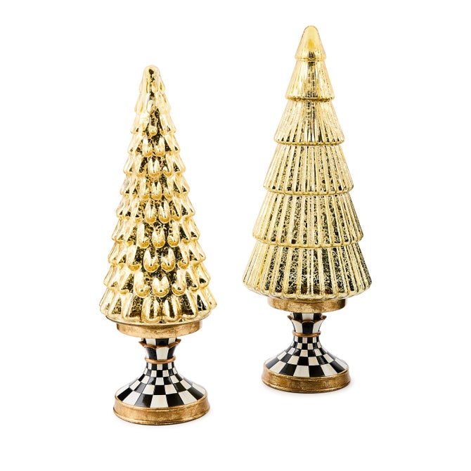 Courtly Noel Tall Illuminated Glass Tree