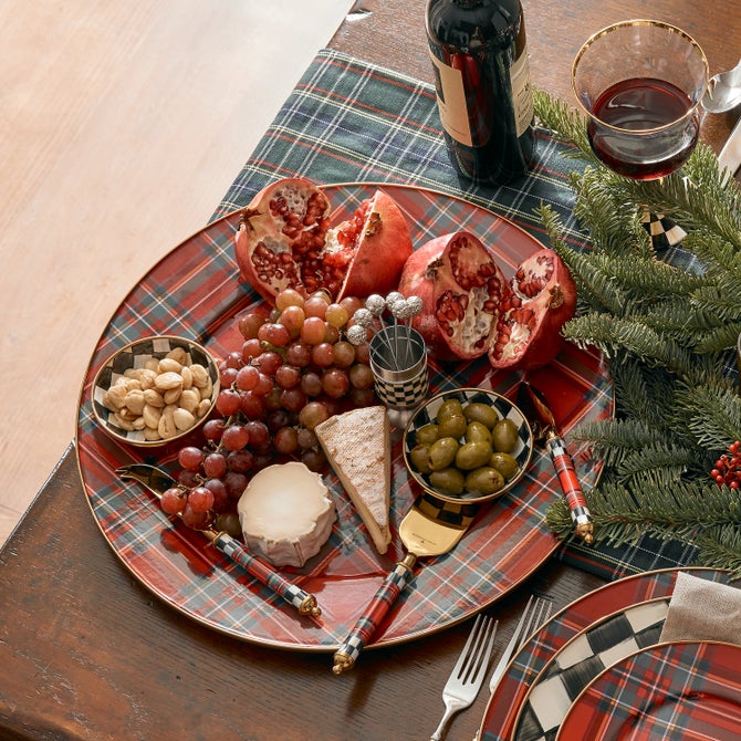 Tartan Serving Platter