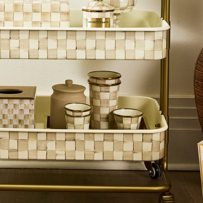 Mocha Check 20 Ounce Tumbler