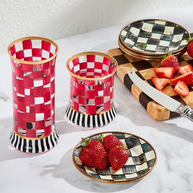 Carnival Fuchsia Tumbler Glass, Set of 2