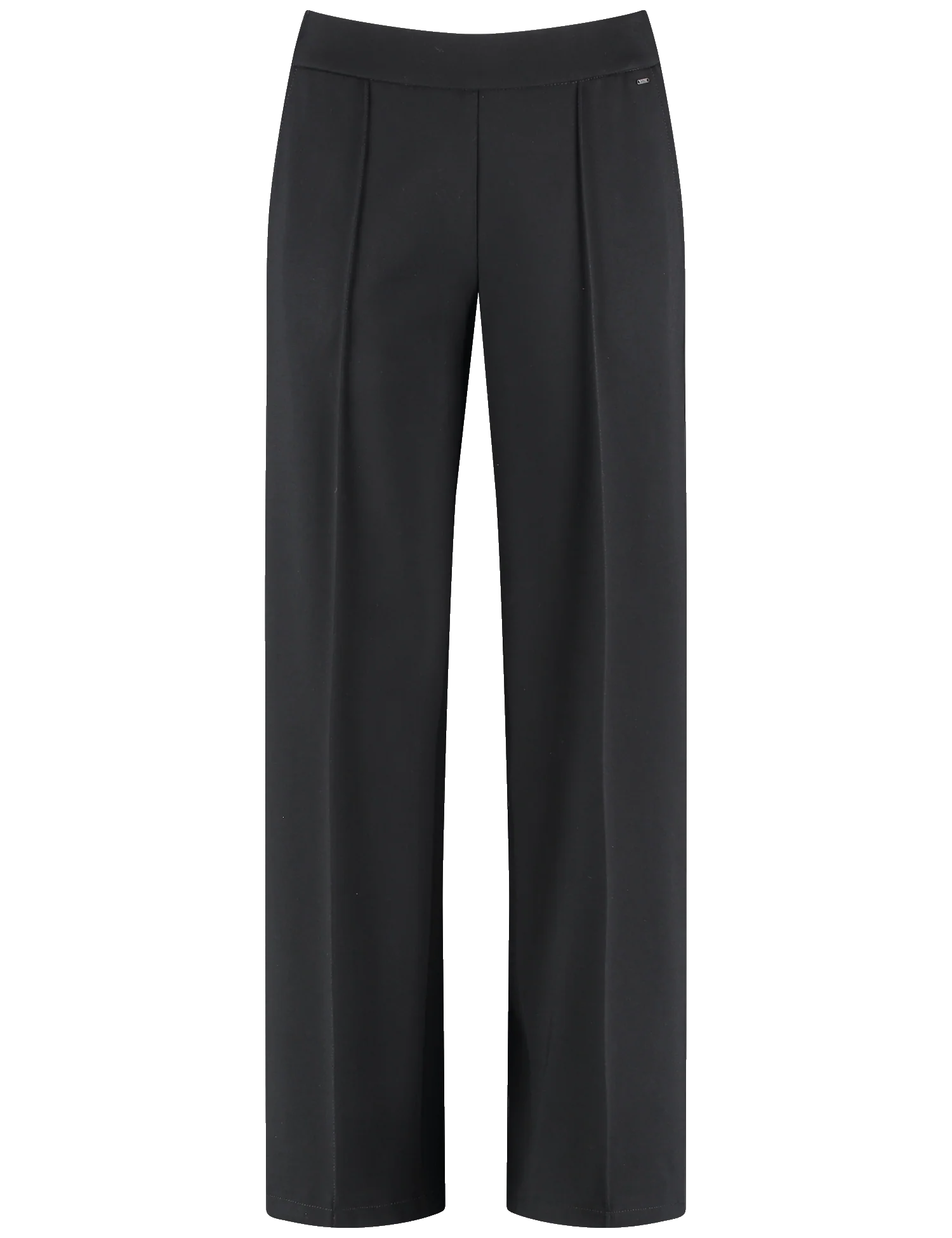Fließend geschnittene Hose mit weitem Bein