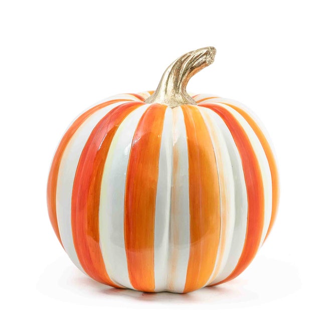 Orange Stripe Medium Pumpkin