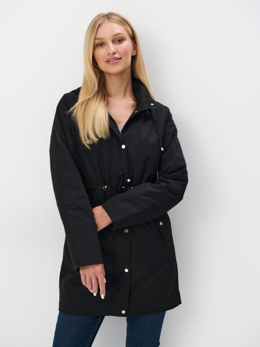 Zimowa zielona kurtka