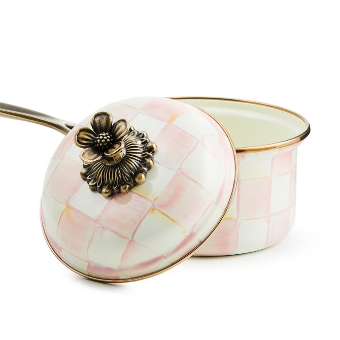 Rosy Check 1 Qt. Saucepan