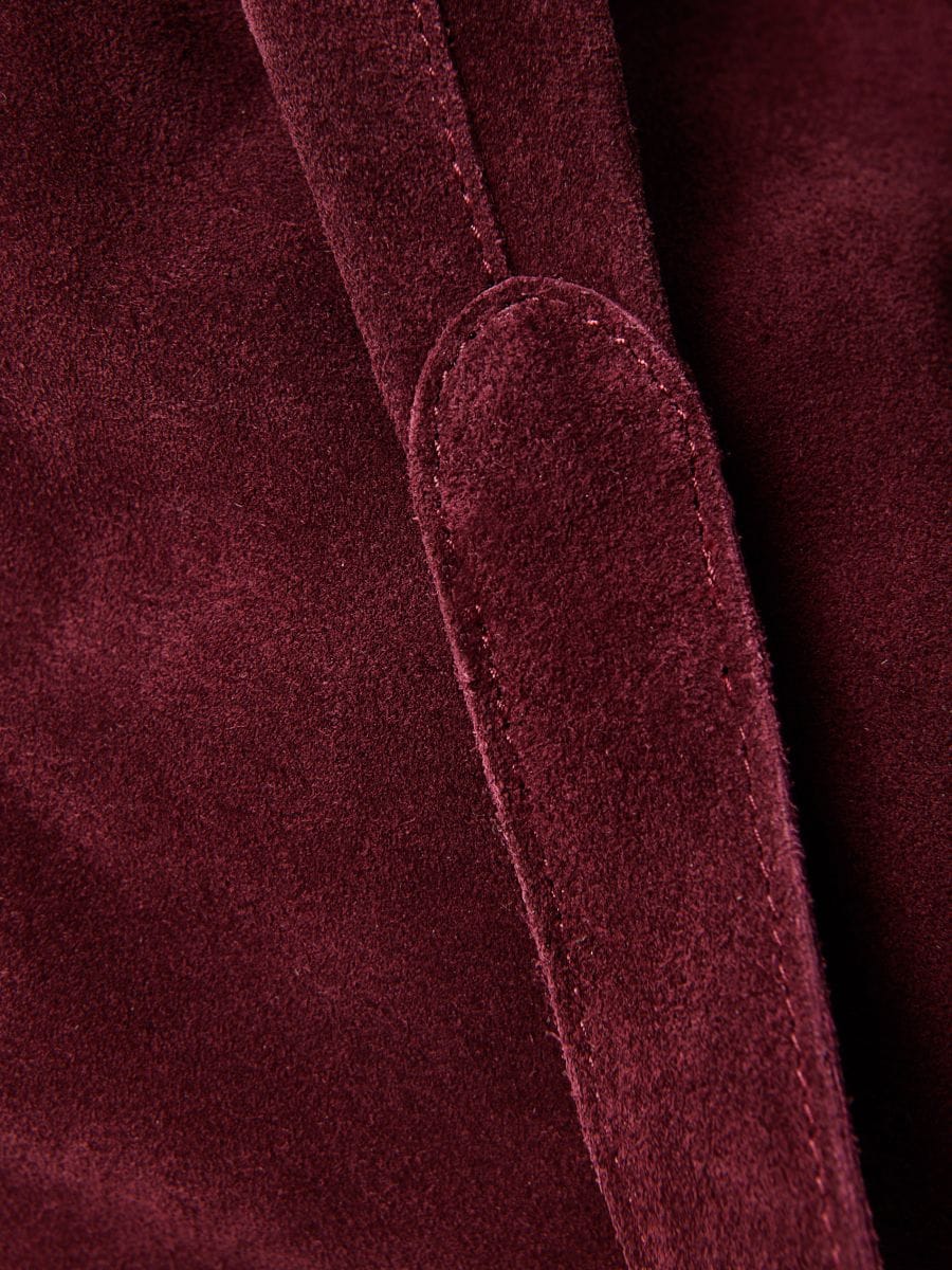 Skórzana ciemnobrązowa torebka