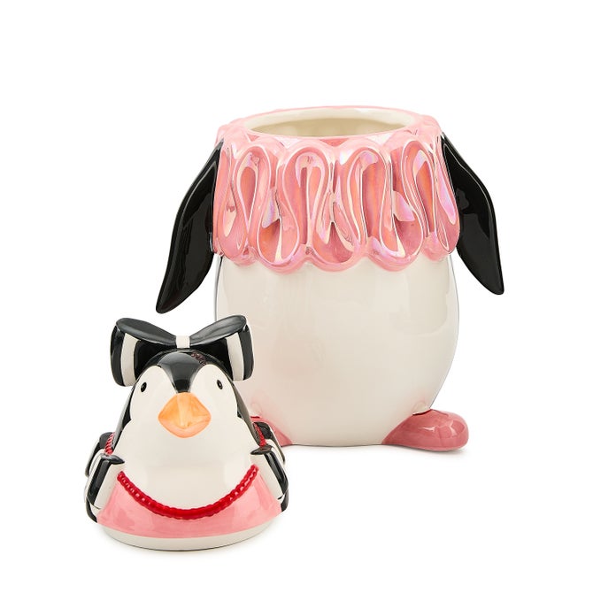 Patience Brewster Millicent Penguin Ceramic Cookie Jar