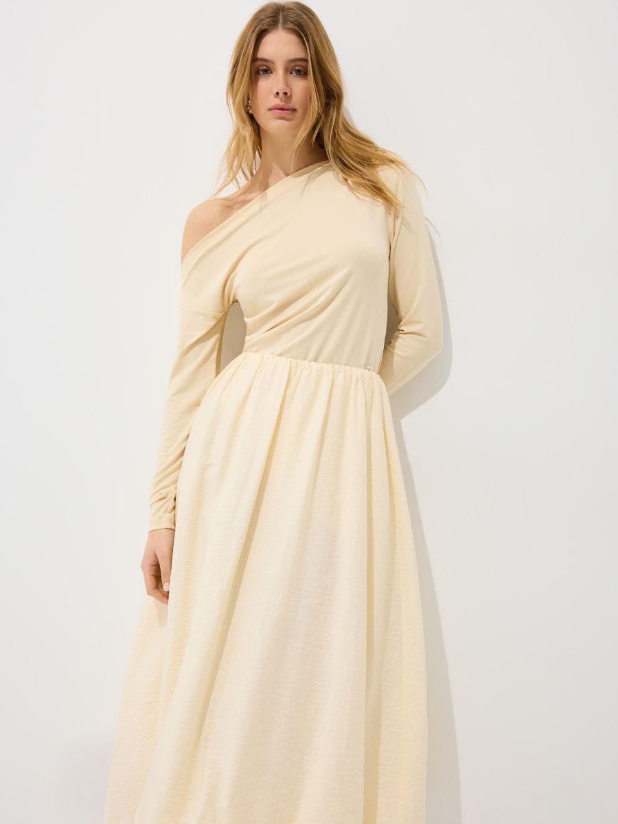 Spódnica midi z modalem