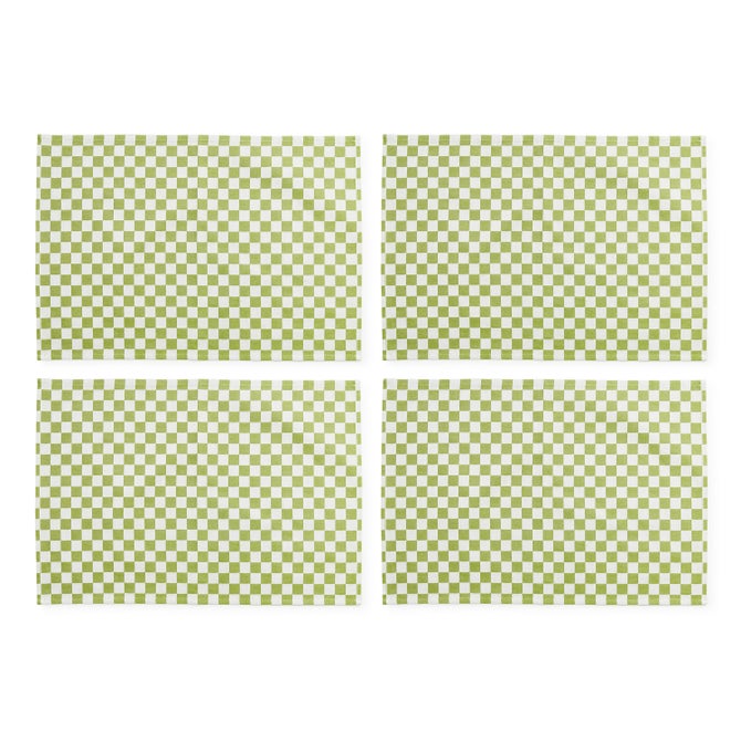 Green Check Placemat, Set of 4