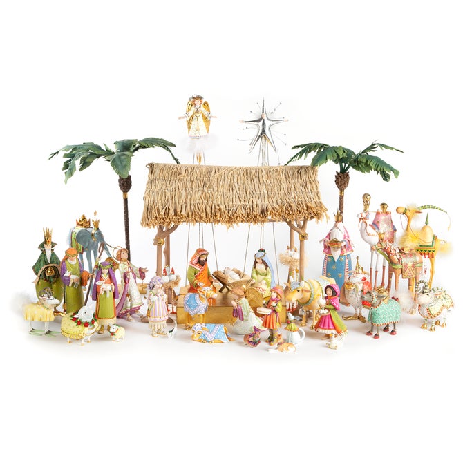 Patience Brewster Nativity Manger Ram Figure