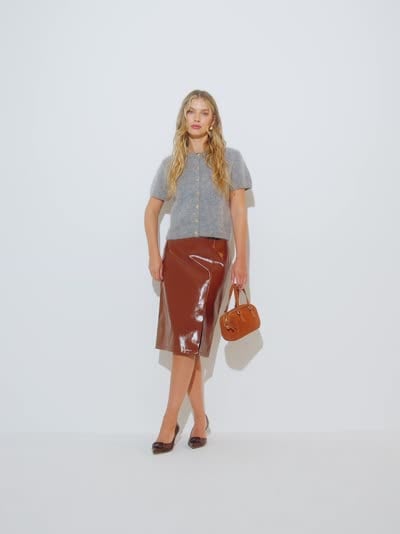 Kardigan z dodatkiem wełny i moheru