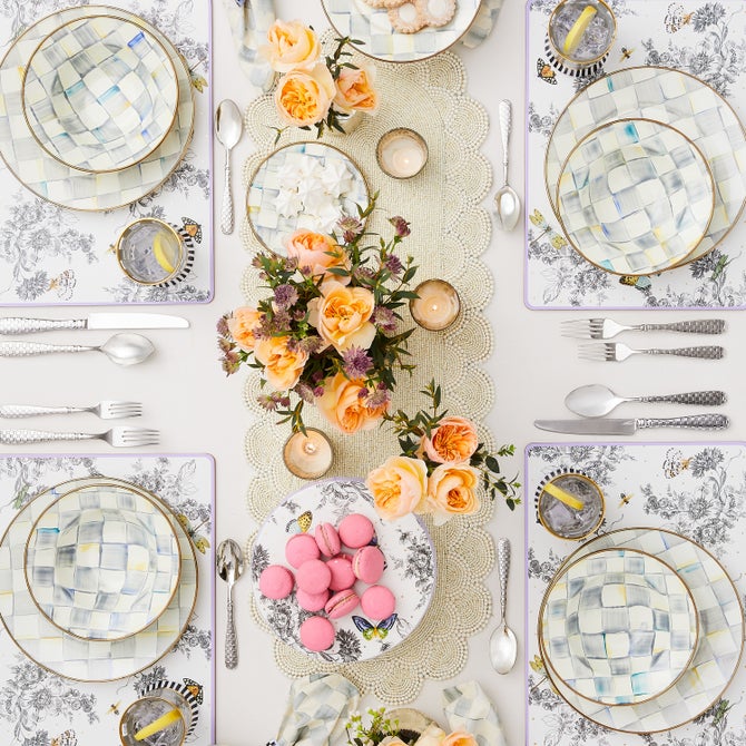 Enamel Breakfast Bowls, Set of 4