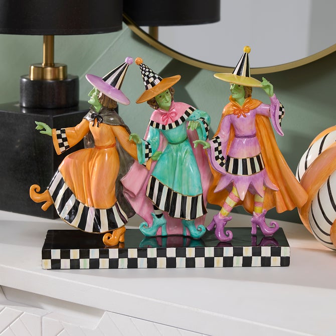 Trick or Treat Witch Trio Figurine