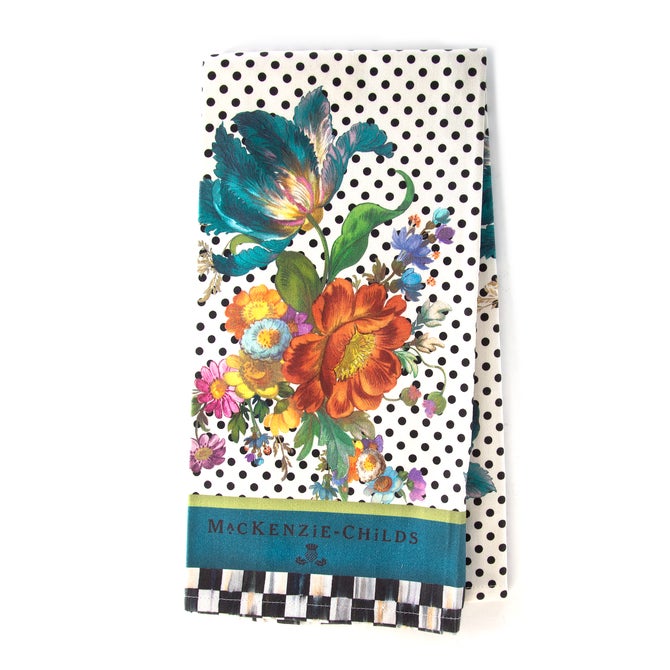 Flower Market Dish Towel