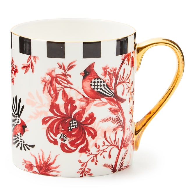 Cardinal Toile Mug