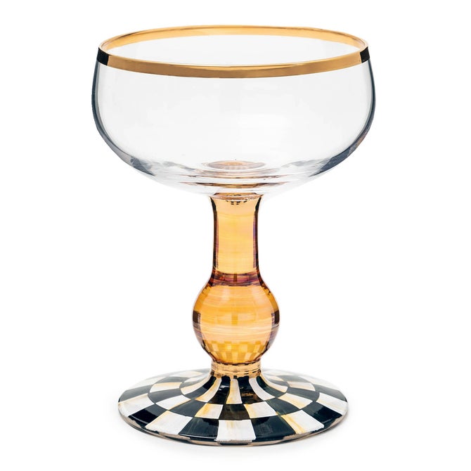 Courtly Check Coupe Glass