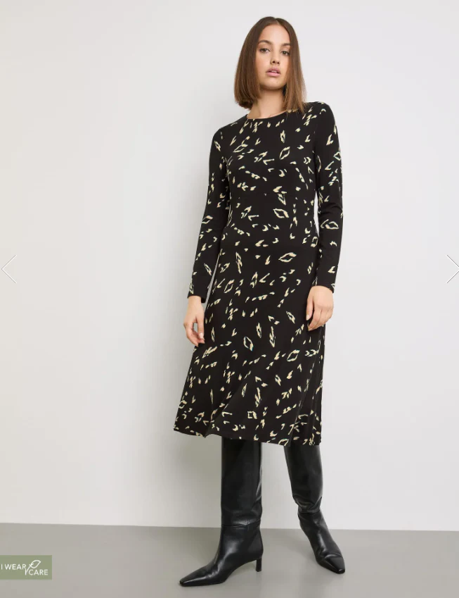 TAIFUNPrint DressBlack