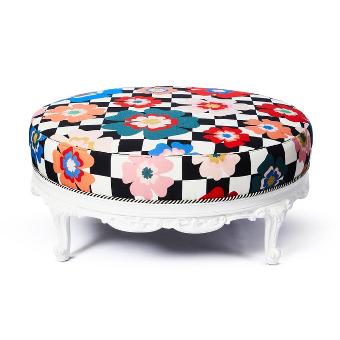 Outdoor Dolce Vita Jumbo Upholstered Ottoman