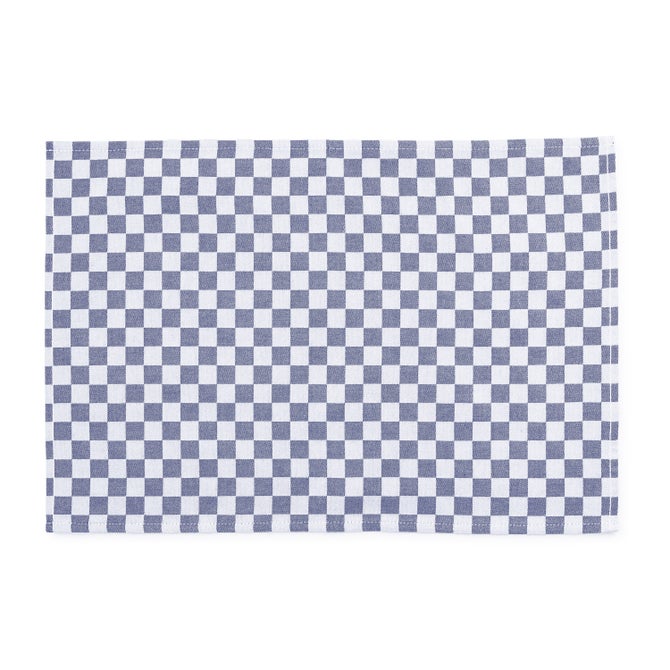 Navy Check Placemat, Set of 4