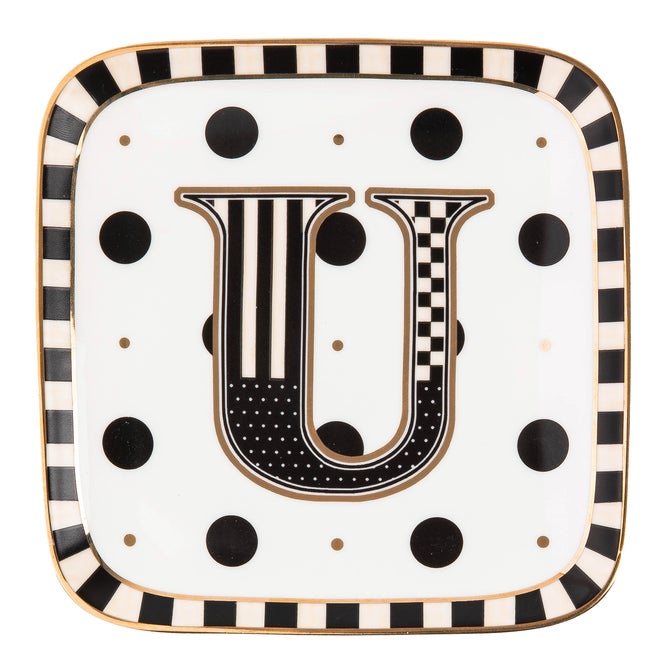 Monogram Dish - U